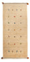 Løber Gabbeh-tæppe - Persisk - 200 x 82 cm - beige