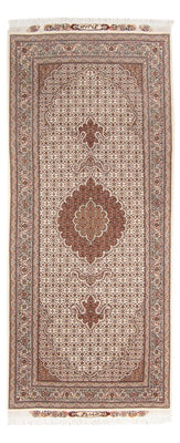 Løber Persisk tæppe - Tabriz - Royal - 212 x 82 cm - beige