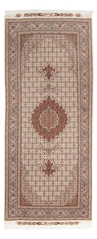 Løber Persisk tæppe - Tabriz - Royal - 212 x 82 cm - beige