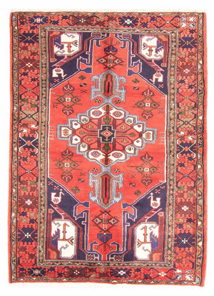 Persisk tæppe - Nomadisk - 185 x 135 cm - rød