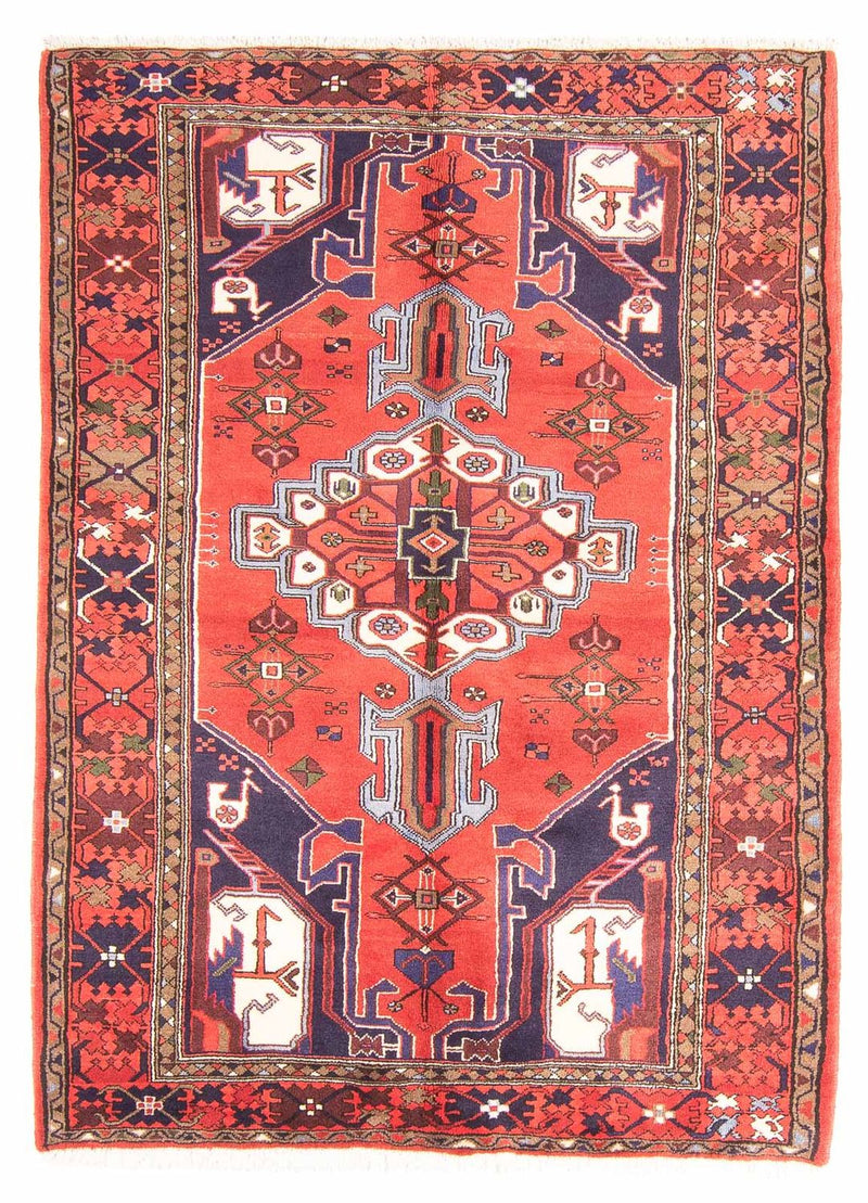 Persisk tæppe - Nomadisk - 185 x 135 cm - rød