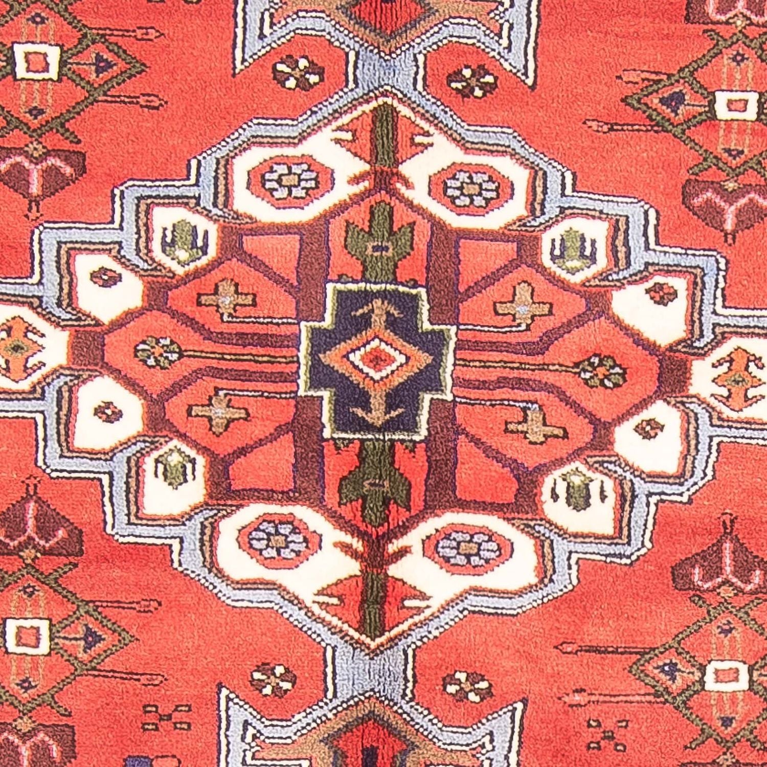 Persisk tæppe - Nomadisk - 185 x 135 cm - rød