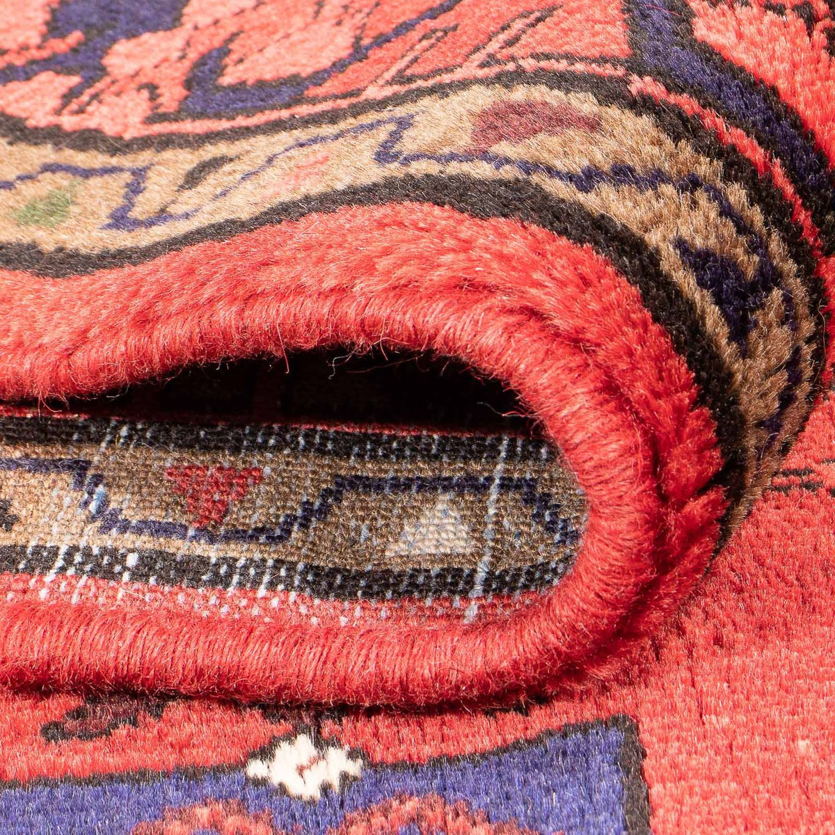 Persisk tæppe - Nomadisk - 185 x 135 cm - rød