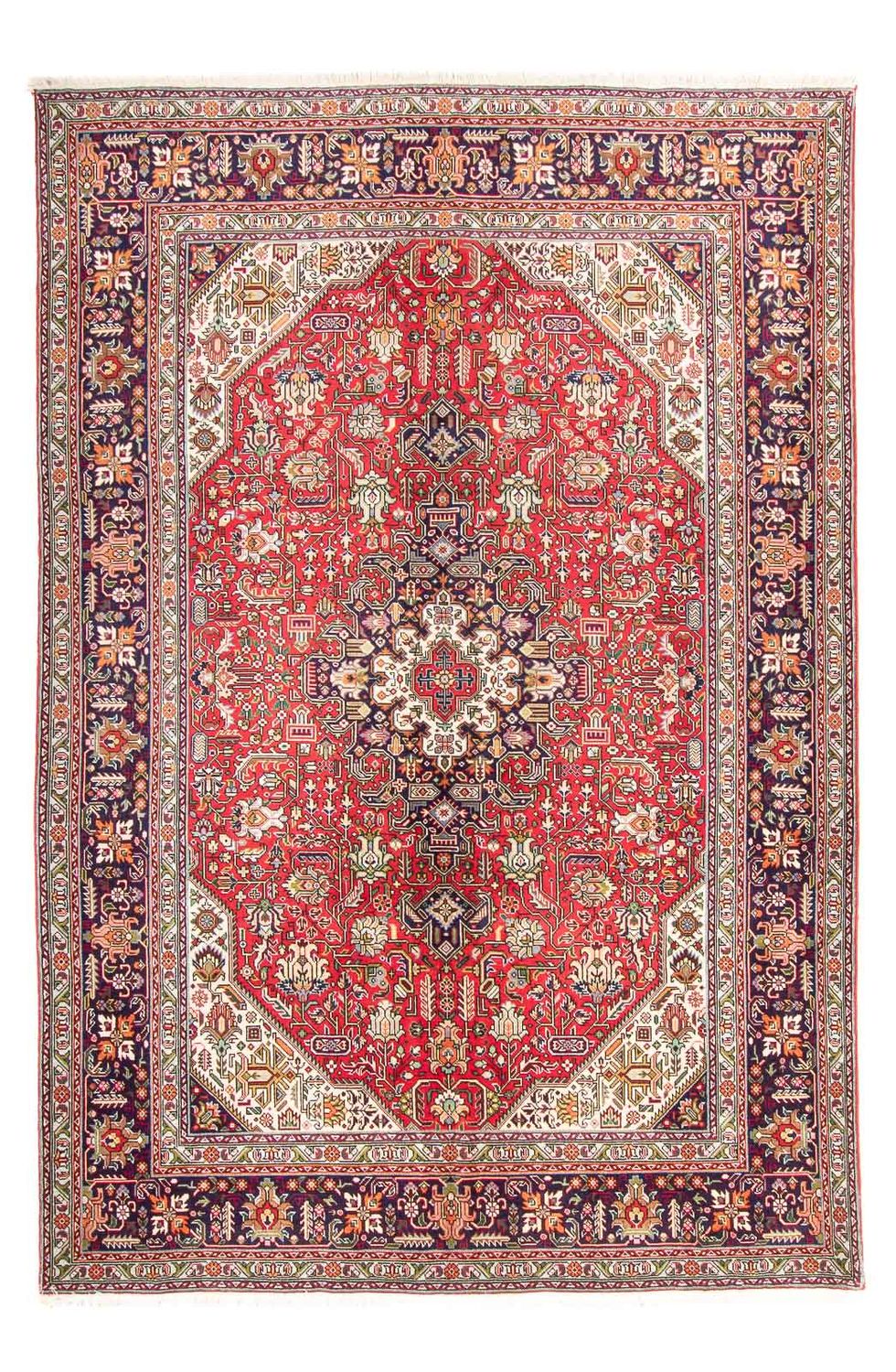 Persisk tæppe - Tabriz - 302 x 200 cm - rød