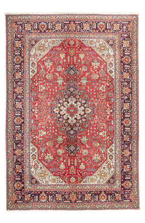 Persisk tæppe - Tabriz - 302 x 200 cm - rød