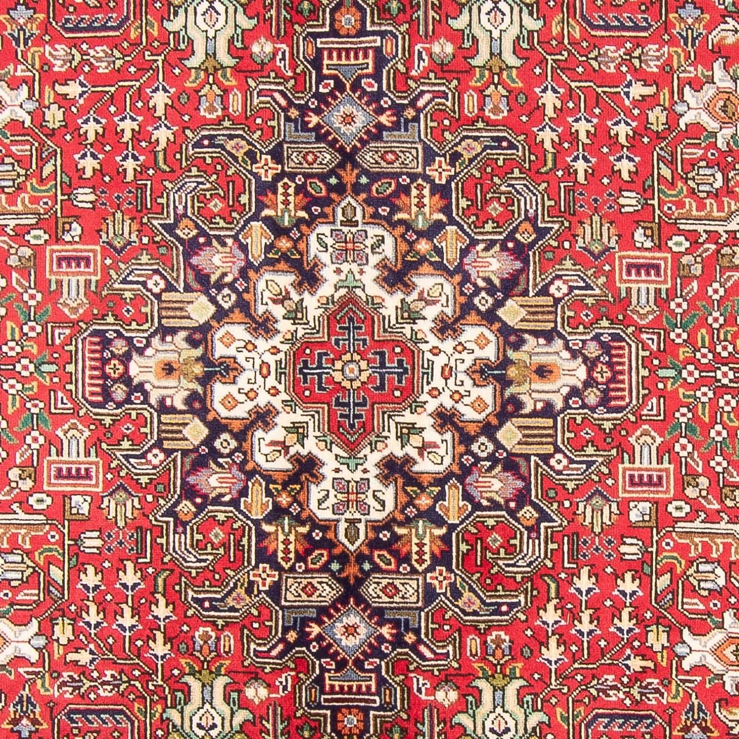 Persisk tæppe - Tabriz - 302 x 200 cm - rød