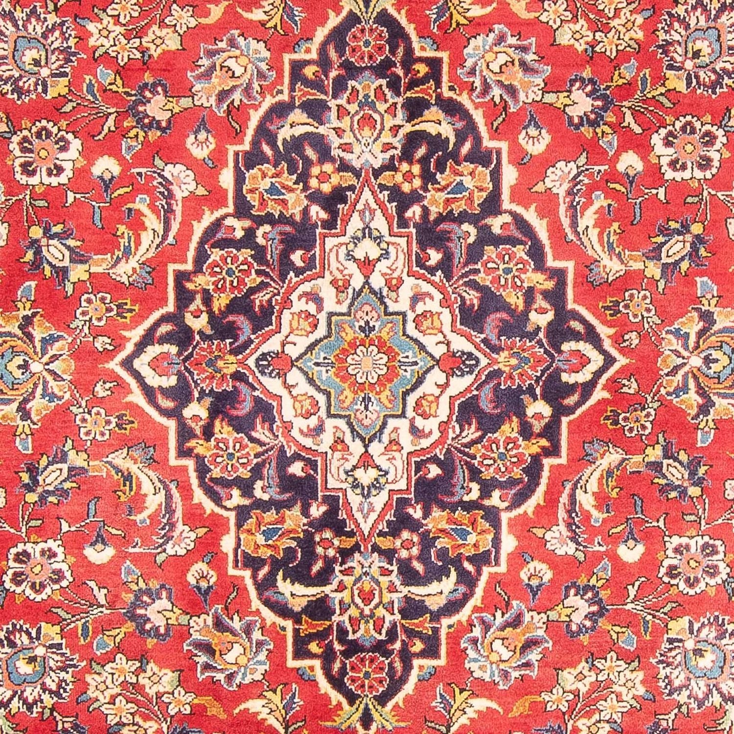 Persisk tæppe - Keshan - 306 x 202 cm - rød