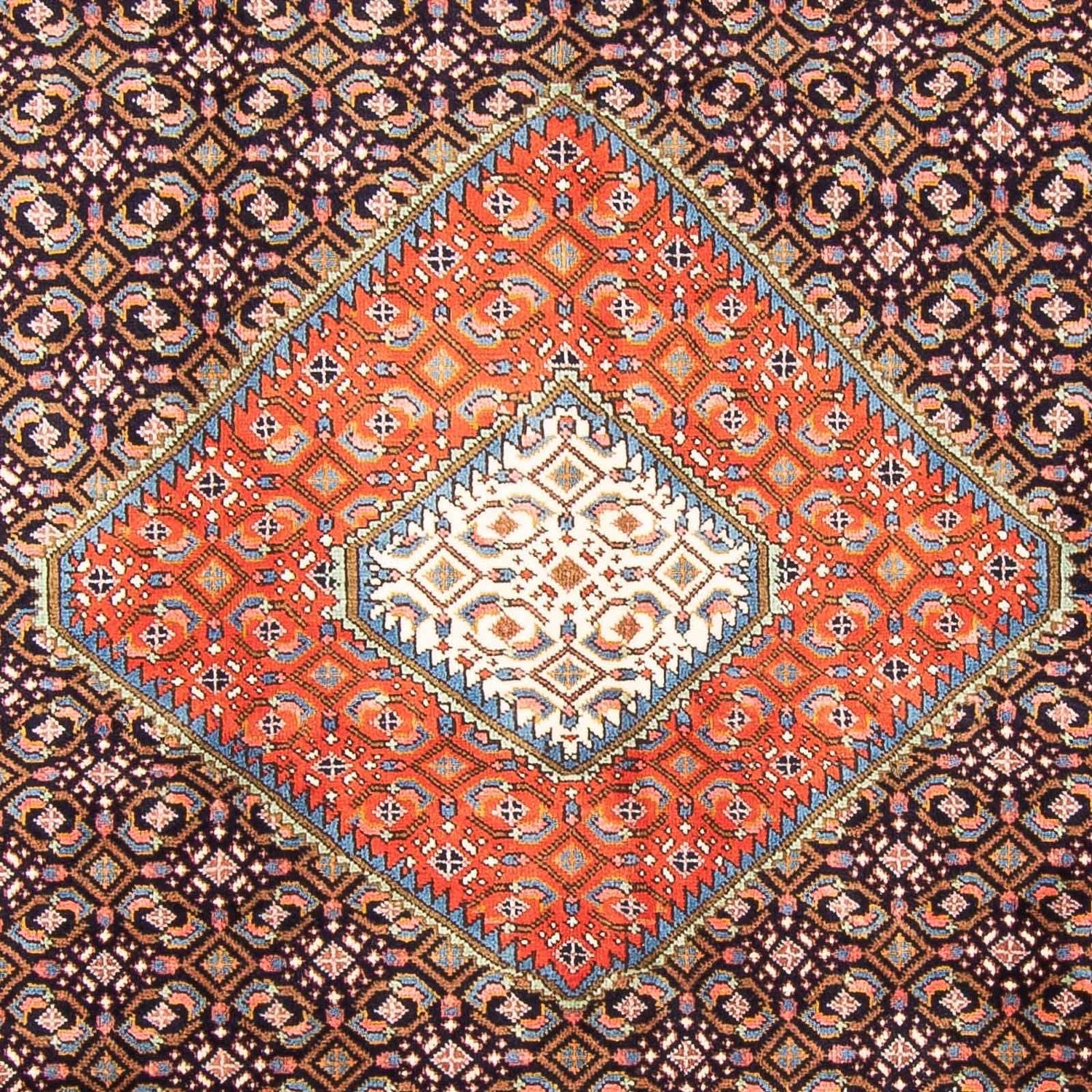 Persisk tæppe - Tabriz - 276 x 208 cm - mørkeblå