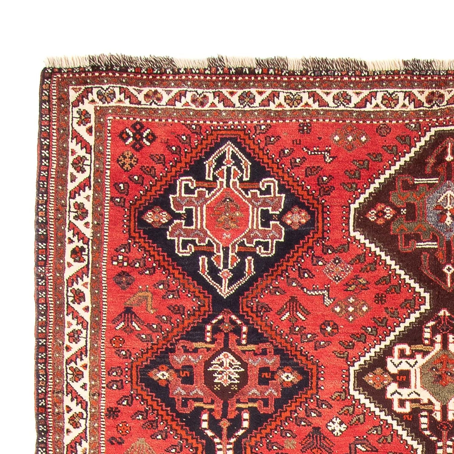Persisk tæppe - Nomadisk - 275 x 180 cm - rød