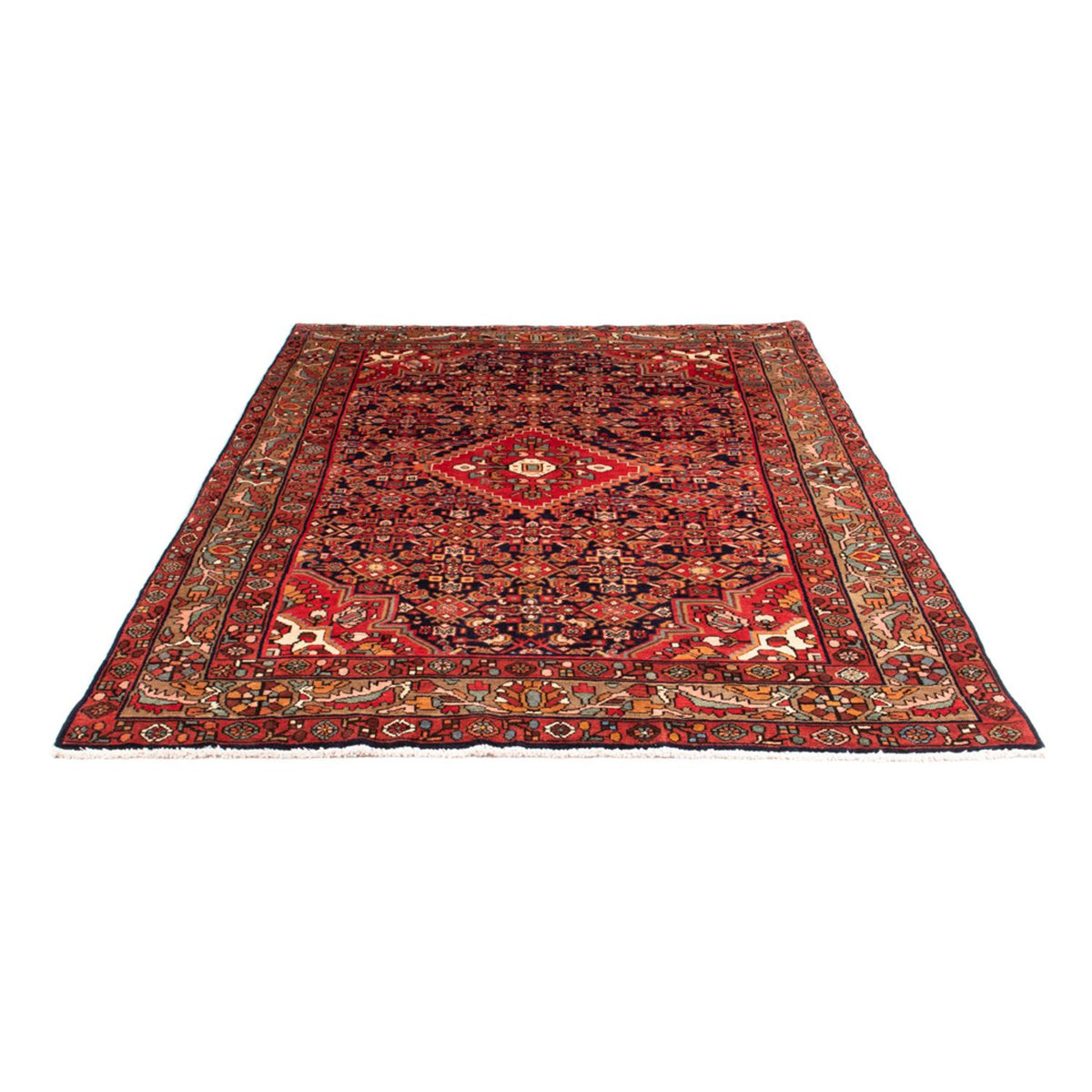 Persisk tæppe - Nomadisk - 243 x 165 cm - mørkeblå