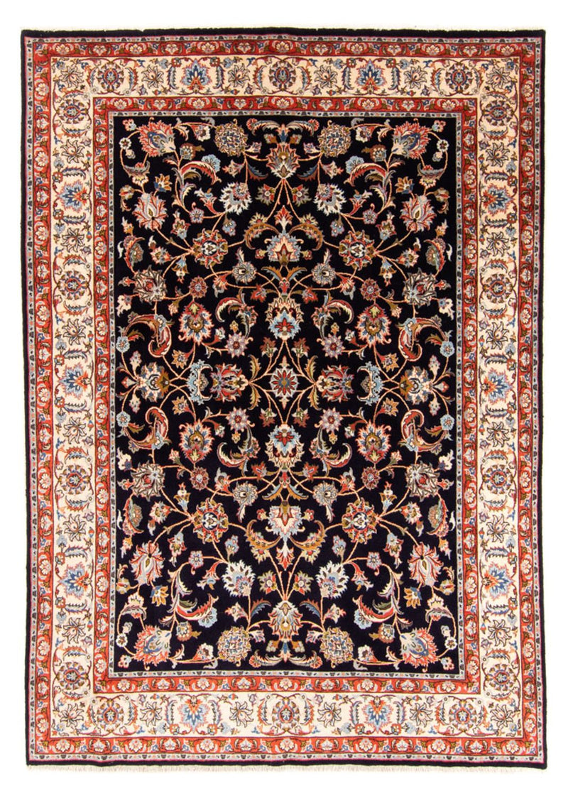 Persisk tæppe - Royal - 235 x 174 cm - mørkeblå