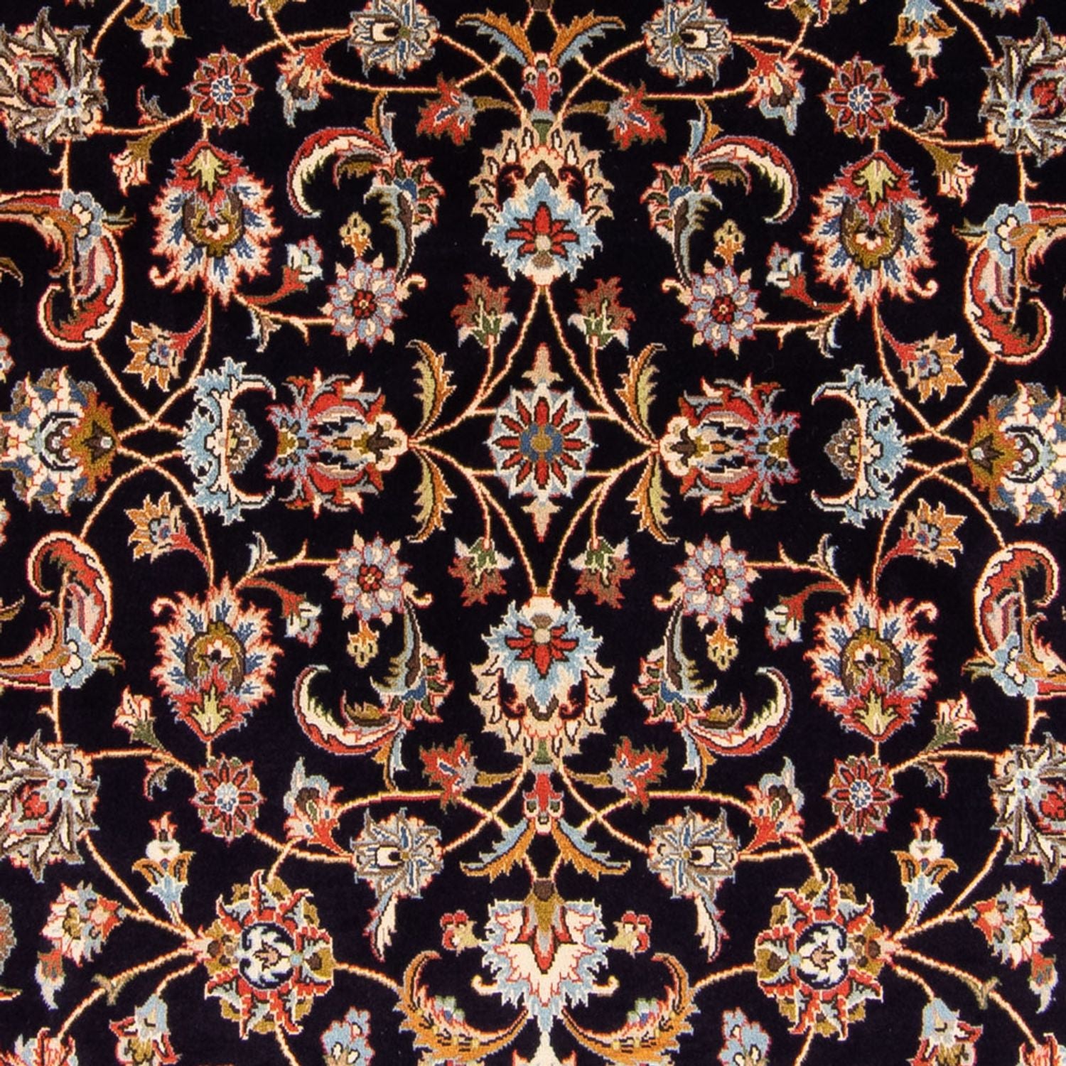 Persisk tæppe - Royal - 235 x 174 cm - mørkeblå
