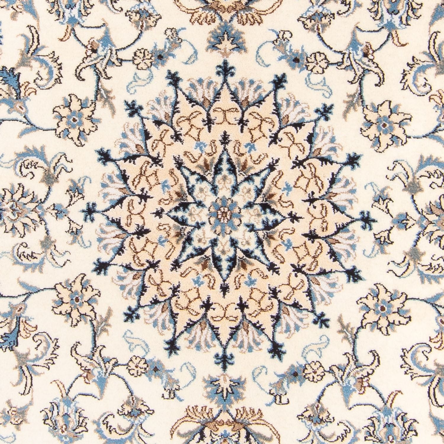 Persisk tæppe - Nain - 237 x 167 cm - beige