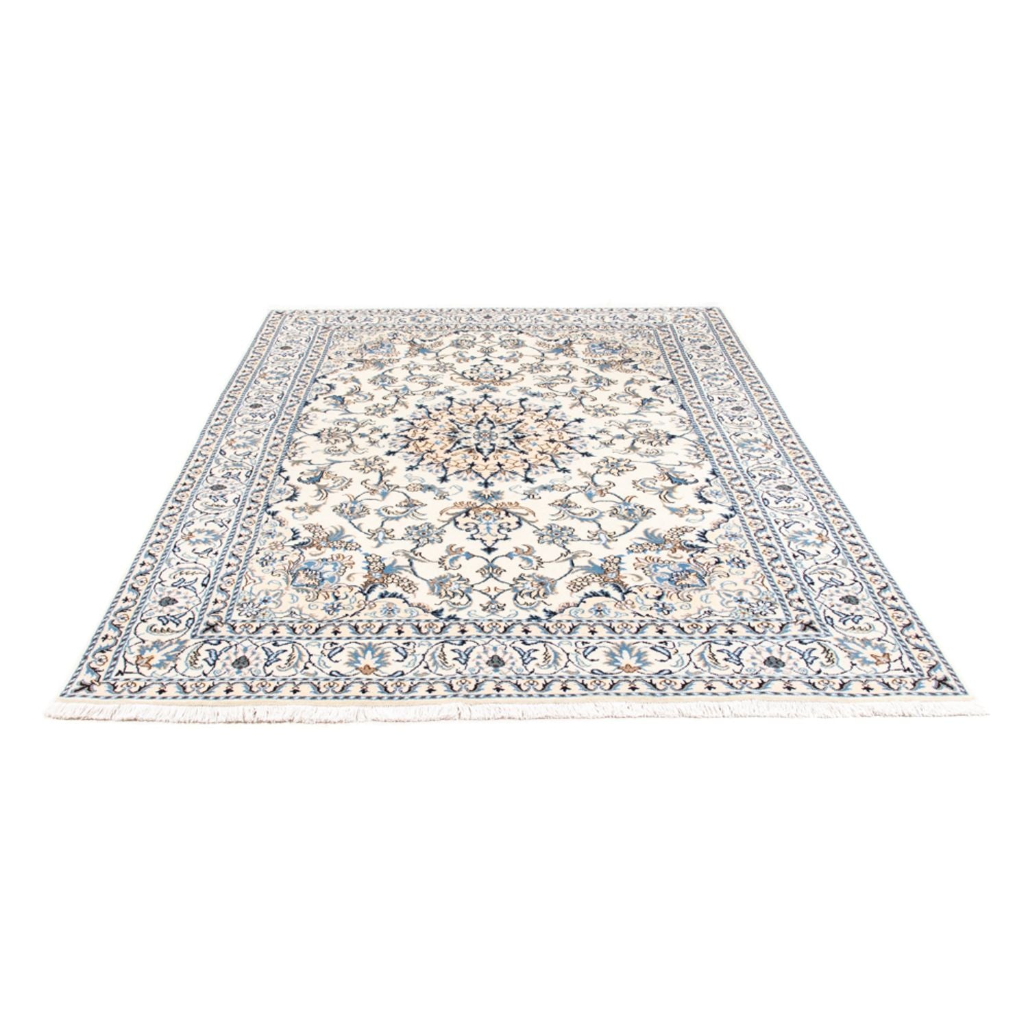Persisk tæppe - Nain - 237 x 167 cm - beige