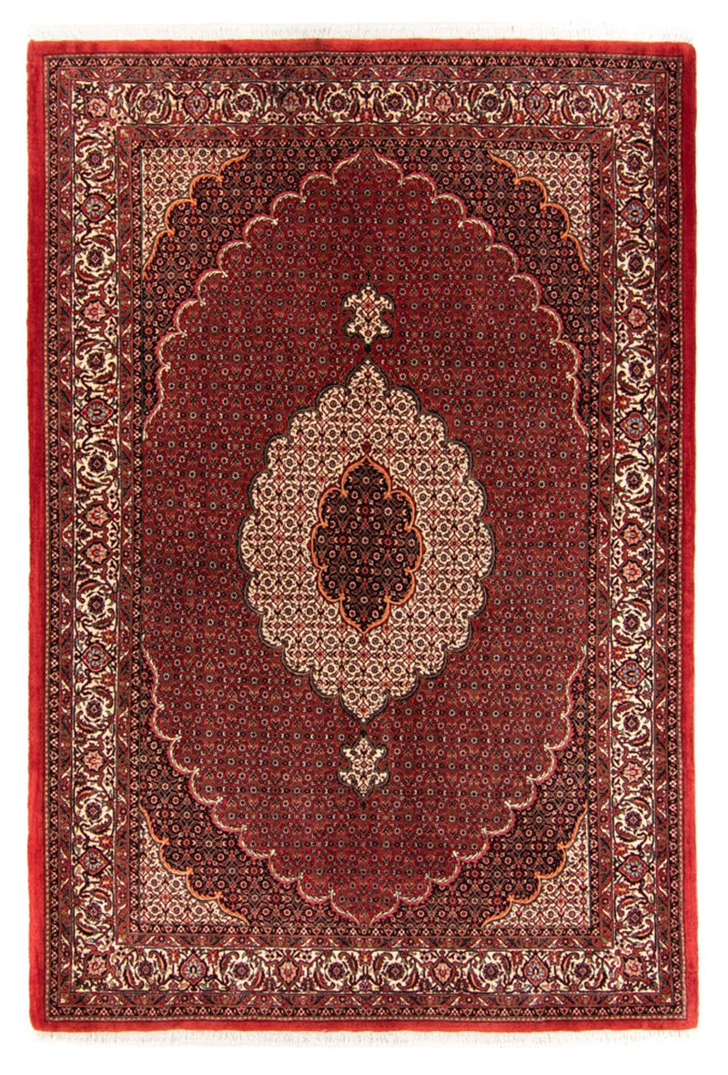 Persisk tæppe - Bijar - Royal - 234 x 168 cm - rød