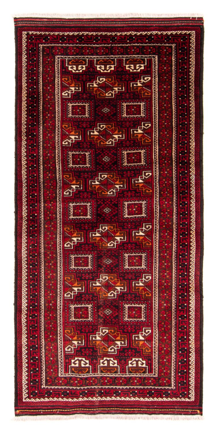 Løber Baluch-tæppe - 190 x 90 cm - rød