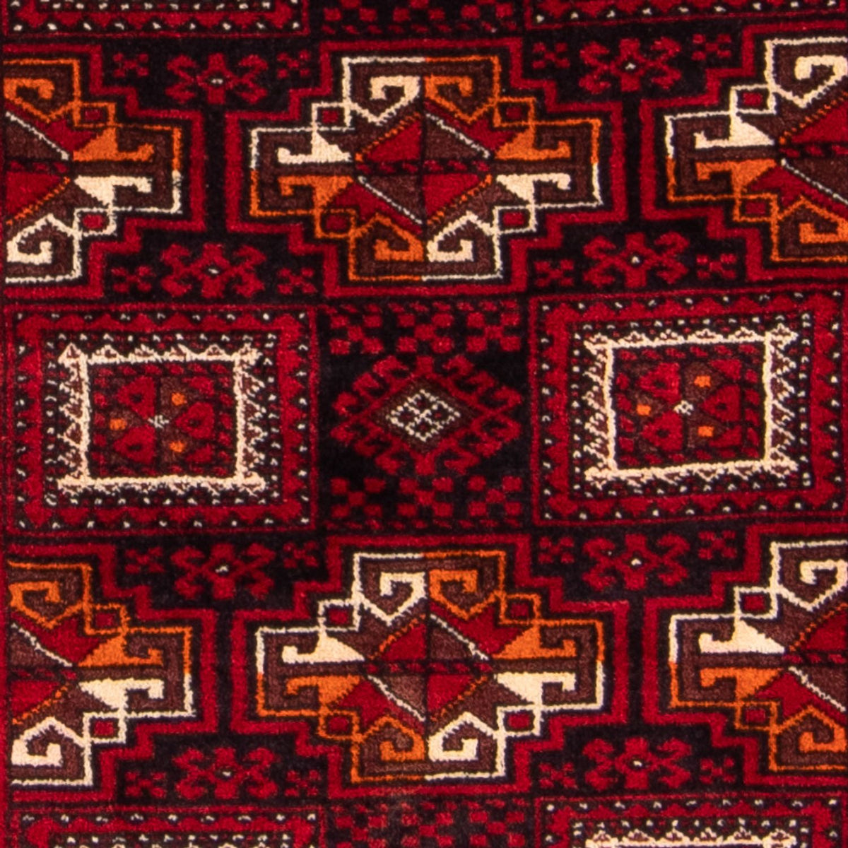 Løber Baluch-tæppe - 190 x 90 cm - rød