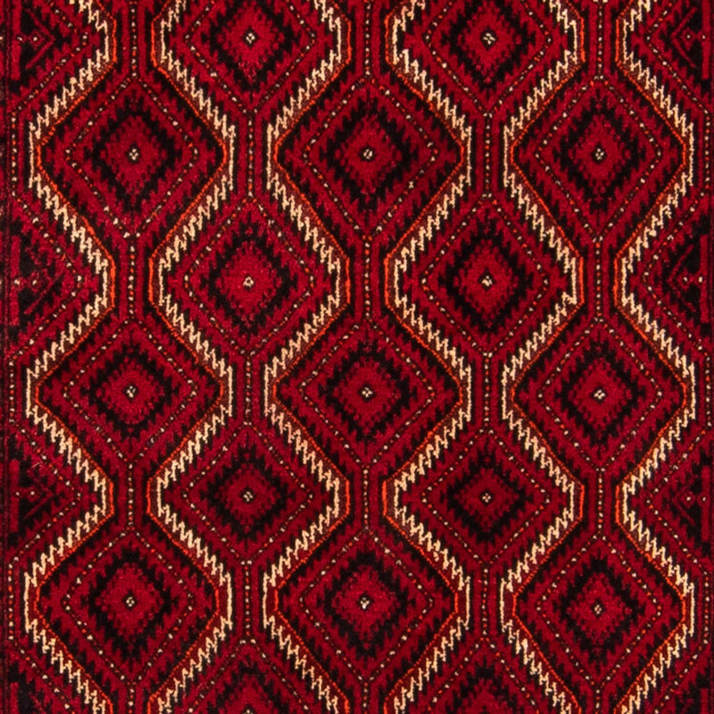 Løber Baluch-tæppe - 198 x 92 cm - rød