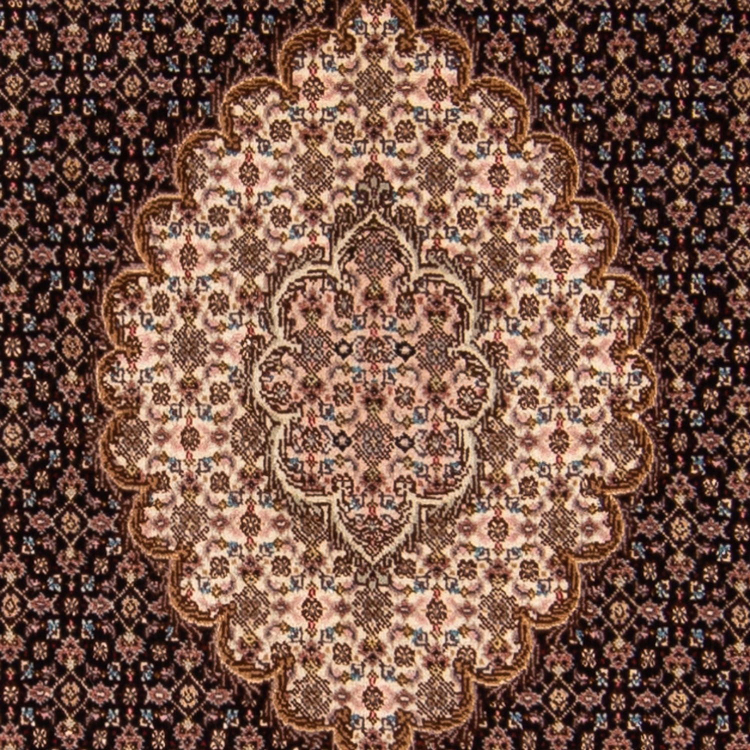 Persisk tæppe - Tabriz - Royal - 160 x 103 cm - mørkeblå