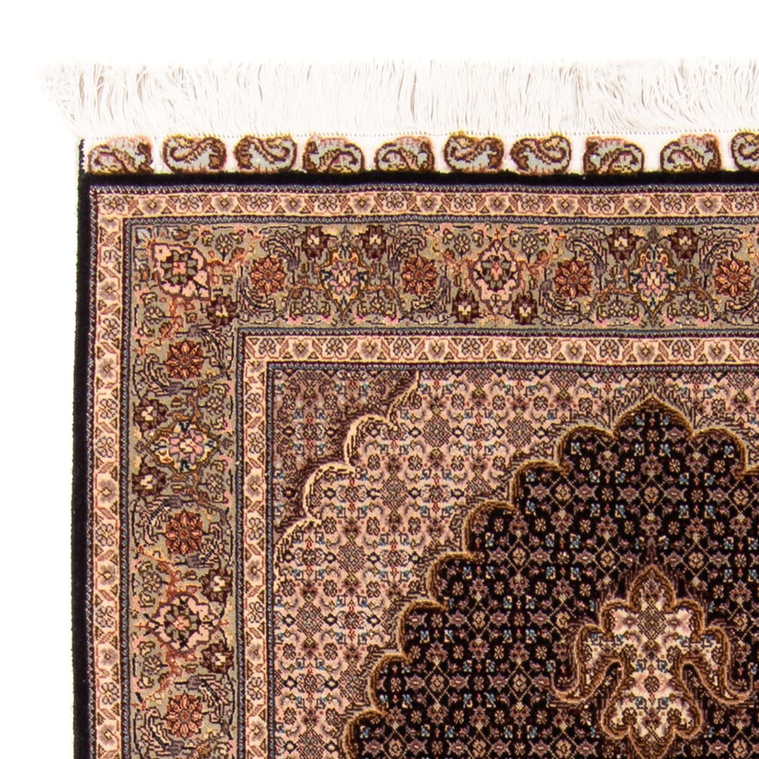 Persisk tæppe - Tabriz - Royal - 160 x 103 cm - mørkeblå