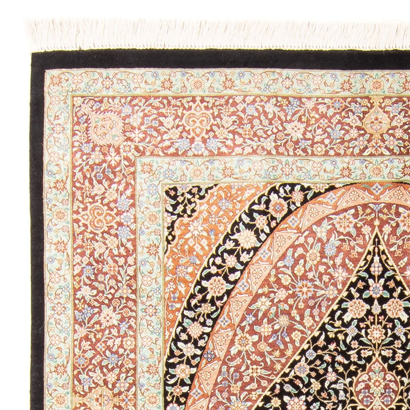 Qom silke Tæppe 154x101cm - Persisk tæppe