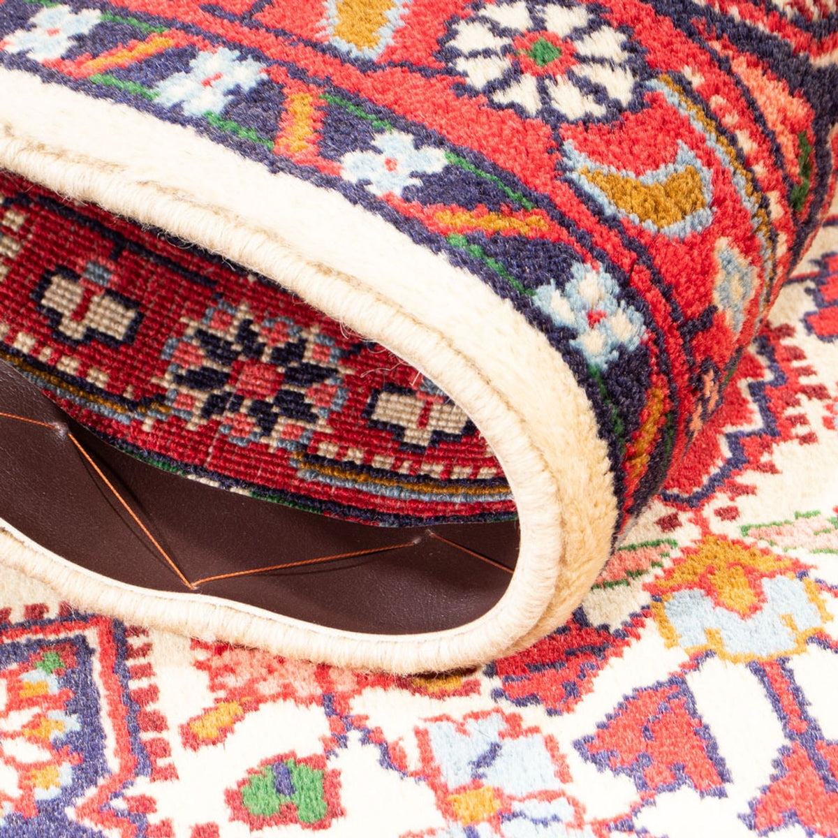 Persisk tæppe - Nomadisk - 115 x 73 cm - beige