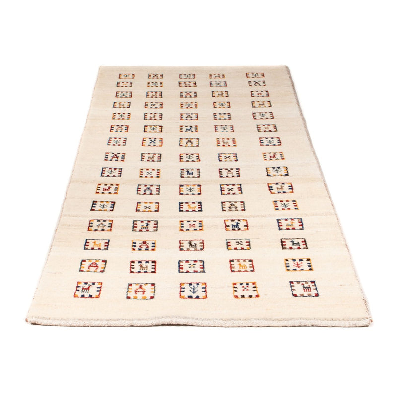 Løber Gabbeh Tæppe - Loribaft Persisk - 200 x 82 cm - beige