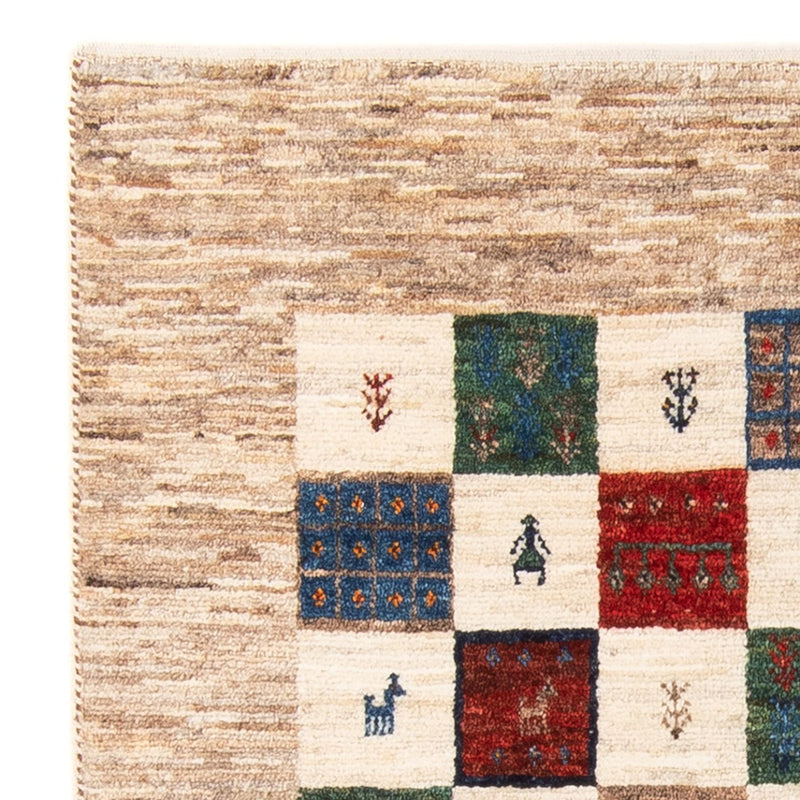 Gabbeh Tæppe - Loribaft Persisk - 125 x 86 cm - flerfarvet