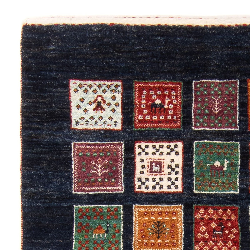 Gabbeh Tæppe - Loribaft Persisk - 120 x 87 cm - flerfarvet