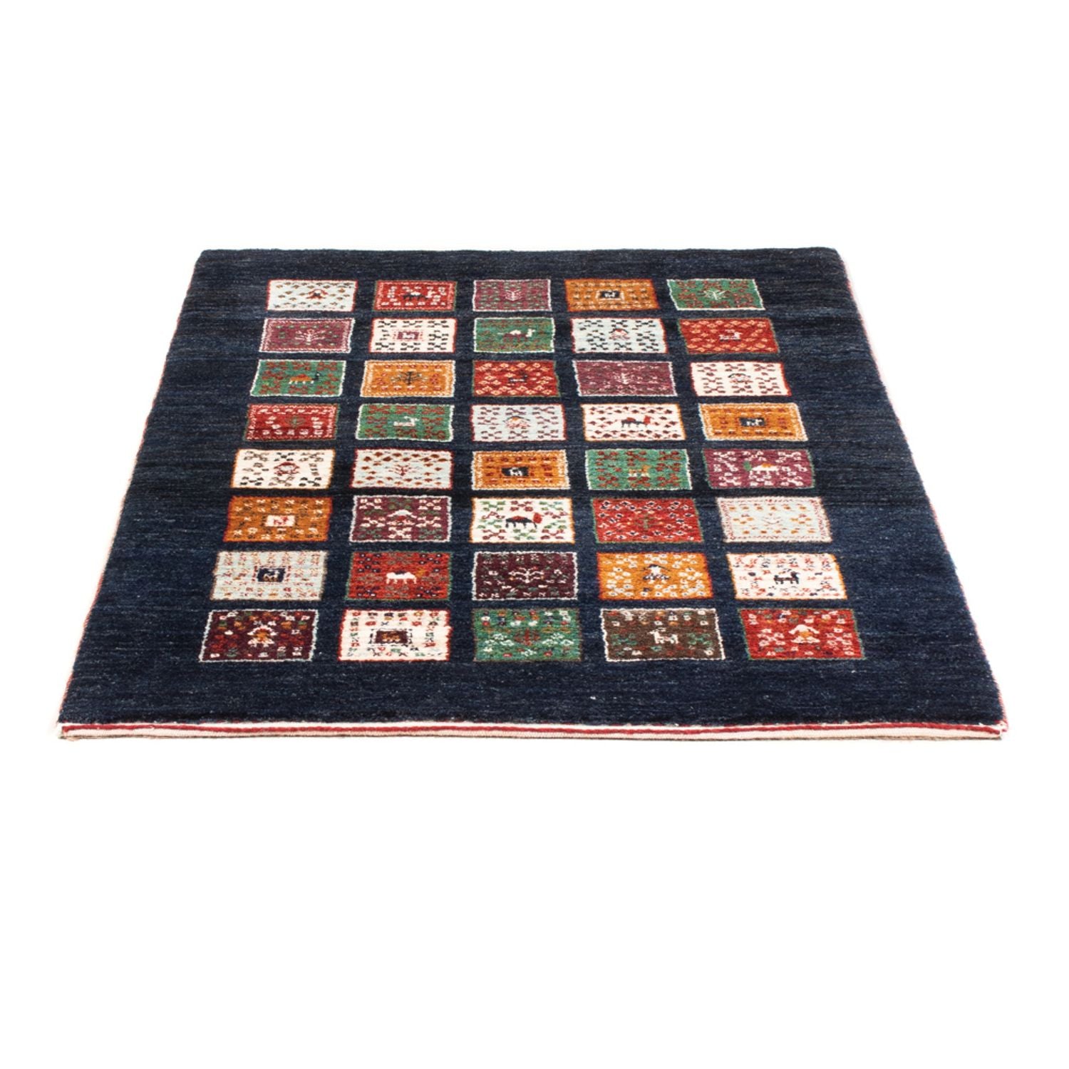 Gabbeh Tæppe - Loribaft Persisk - 120 x 87 cm - flerfarvet