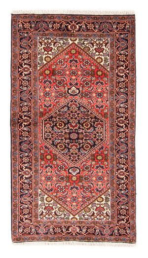 Persisk tæppe - Bijar - Royal - 156 x 84 cm - rød