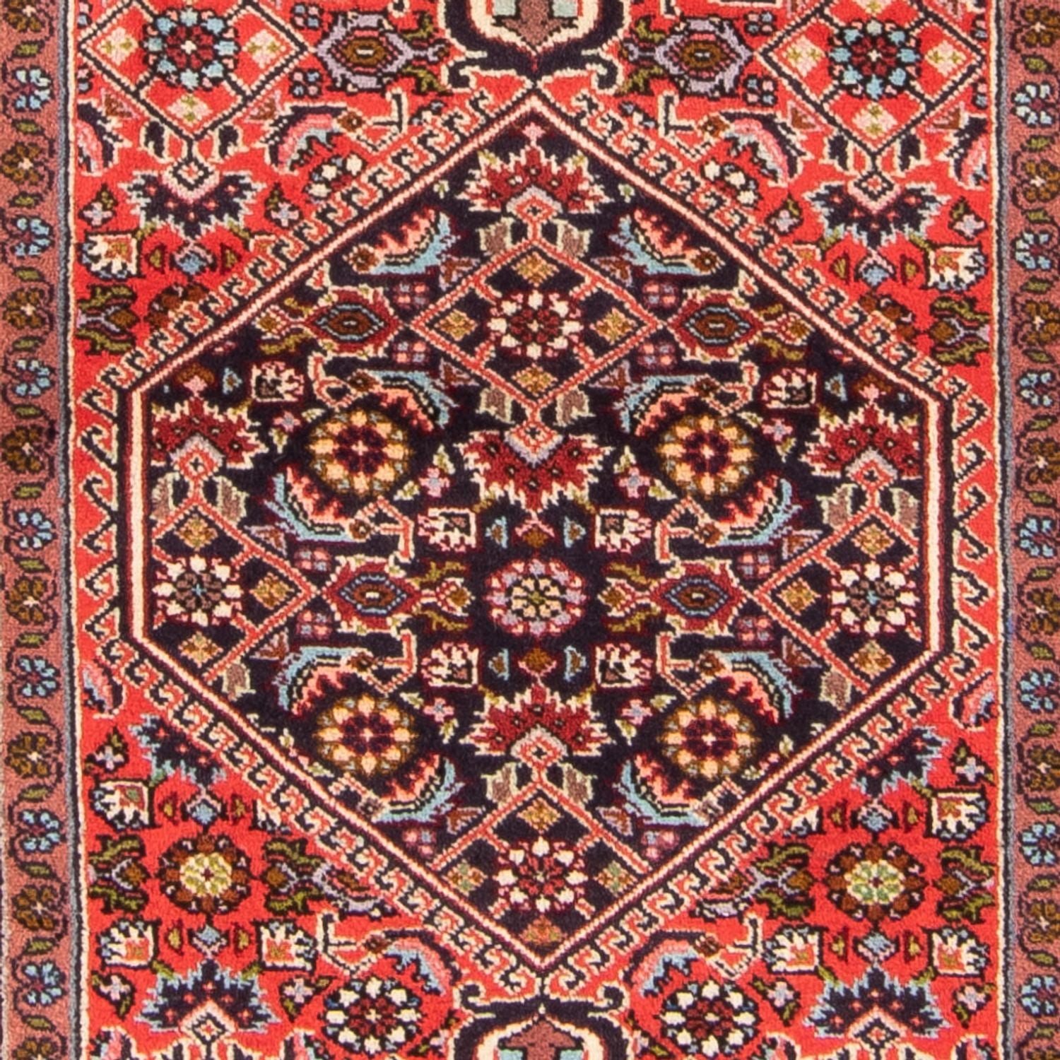 Persisk tæppe - Bijar - Royal - 156 x 84 cm - rød