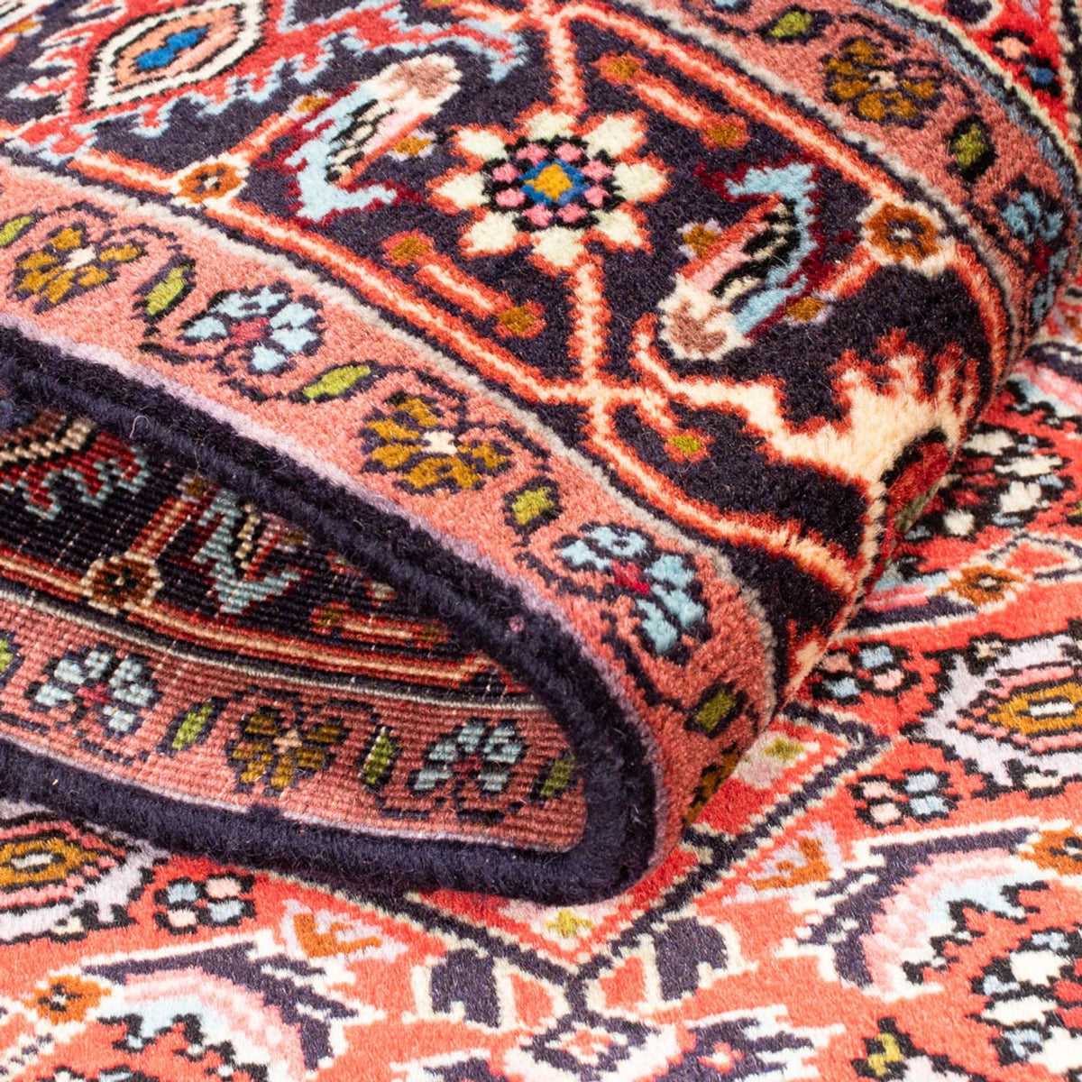 Persisk tæppe - Bijar - Royal - 156 x 84 cm - rød