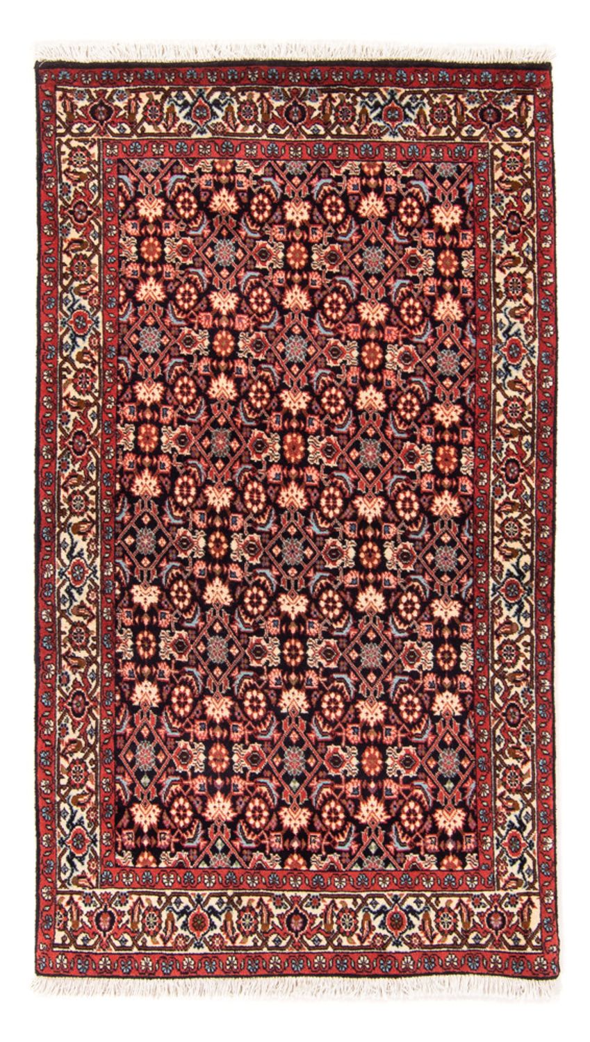 Persisk tæppe - Bijar - Royal - 149 x 85 cm - mørkeblå