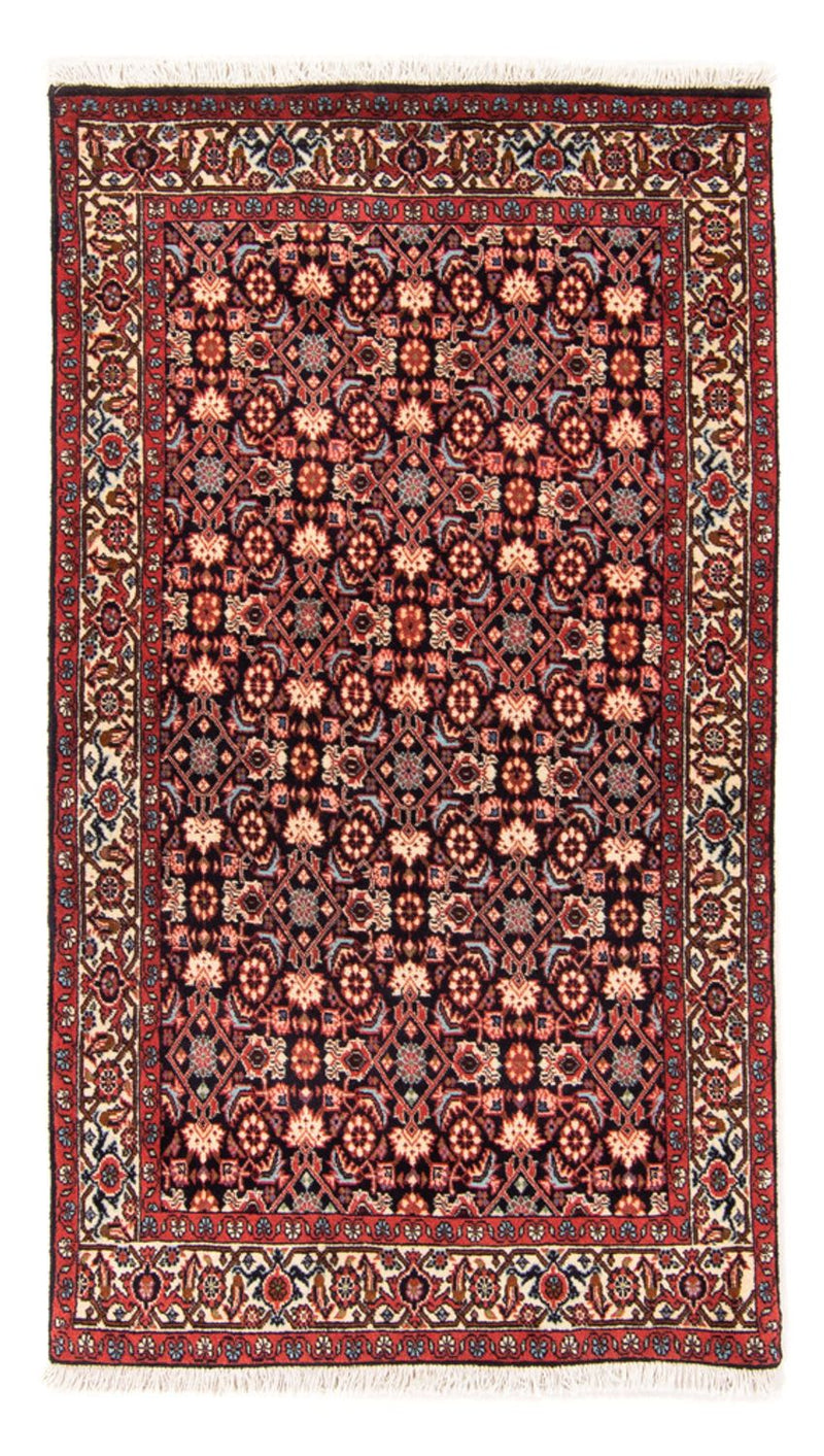 Persisk tæppe - Bijar - Royal - 149 x 85 cm - mørkeblå