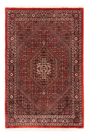 Persisk tæppe - Bijar - Royal - 140 x 92 cm - rød