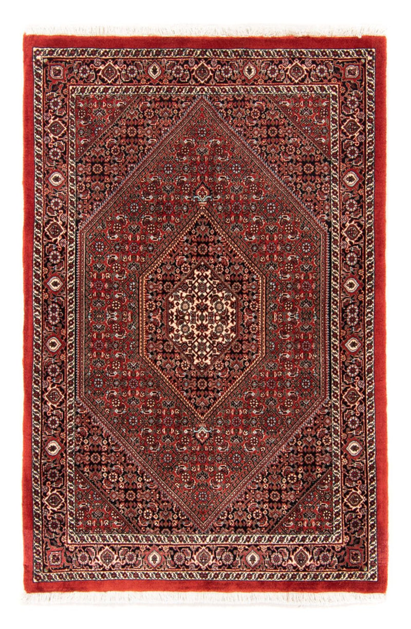 Persisk tæppe - Bijar - Royal - 140 x 92 cm - rød