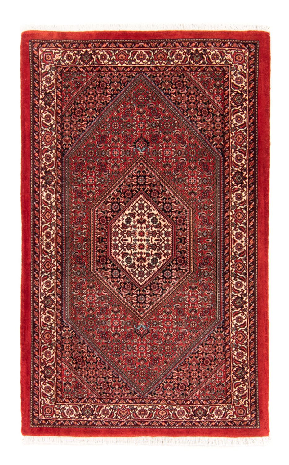 Persisk tæppe - Bijar - Royal - 150 x 90 cm - rød