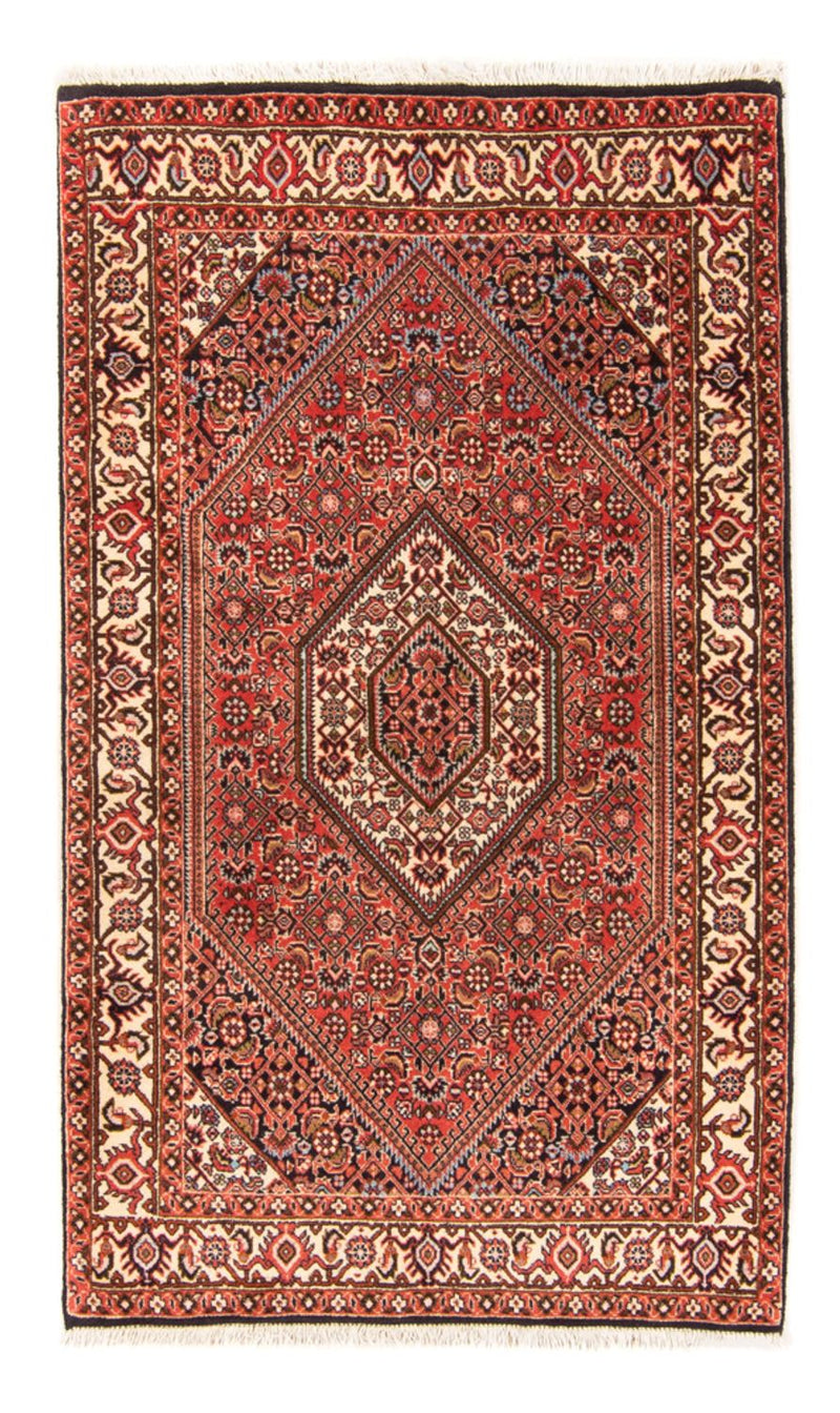 Persisk tæppe - Bijar - Royal - 137 x 81 cm - rød