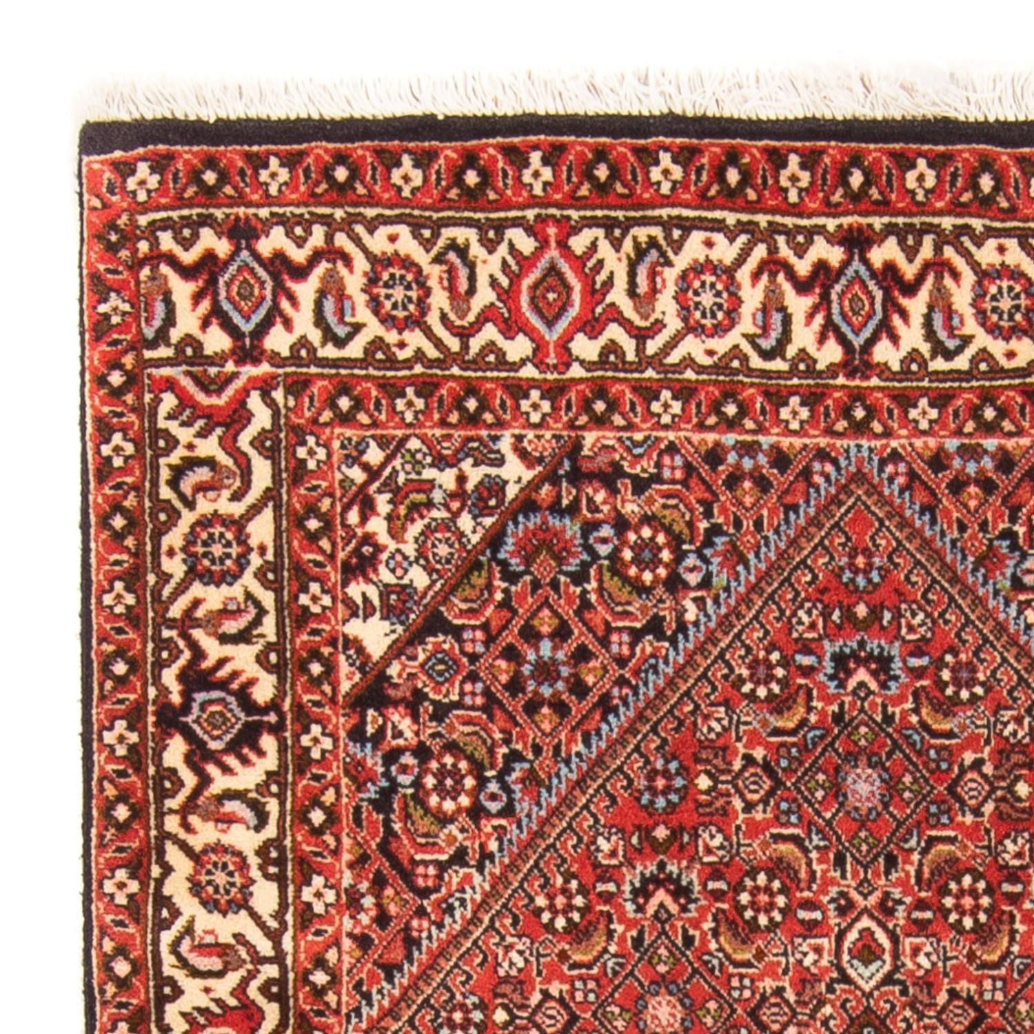 Persisk tæppe - Bijar - Royal - 137 x 81 cm - rød