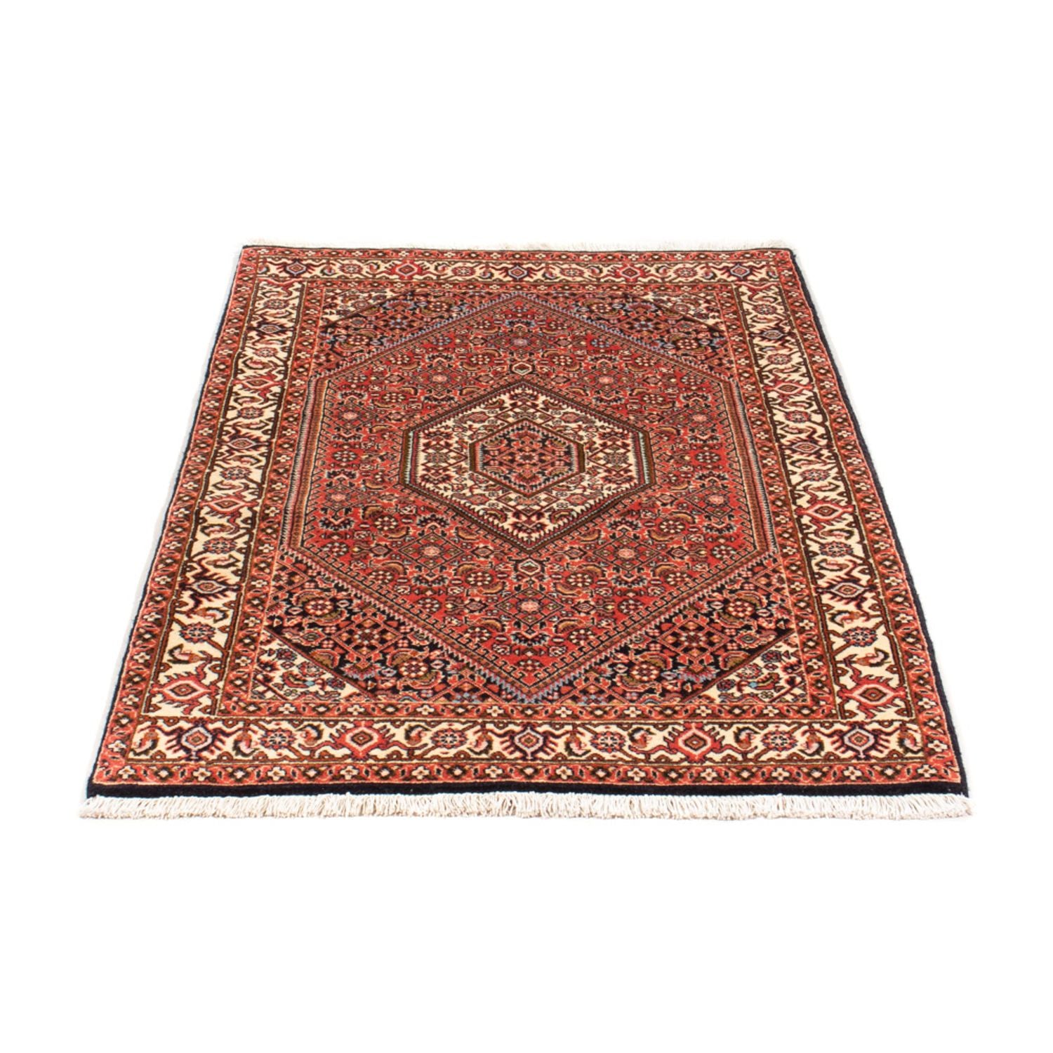 Persisk tæppe - Bijar - Royal - 137 x 81 cm - rød