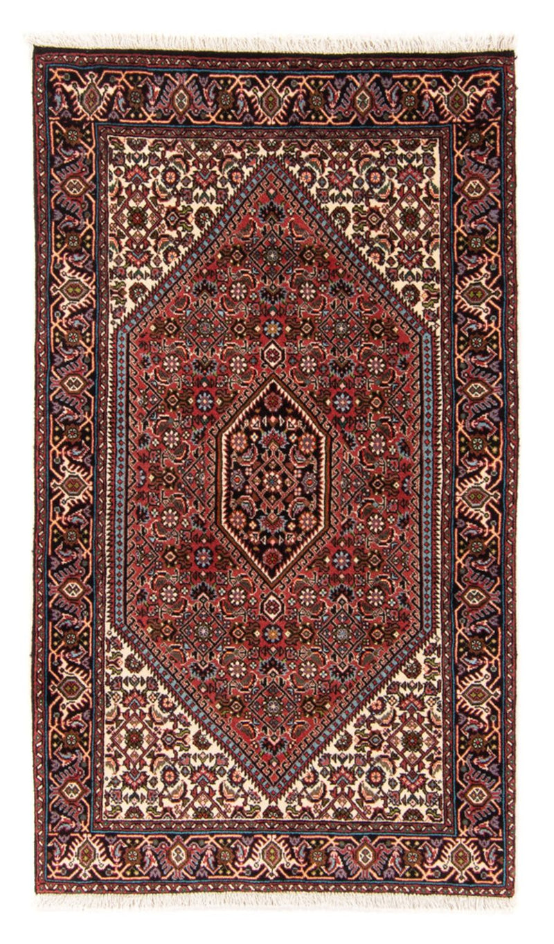 Persisk tæppe - Bijar - Royal - 140 x 82 cm - rød