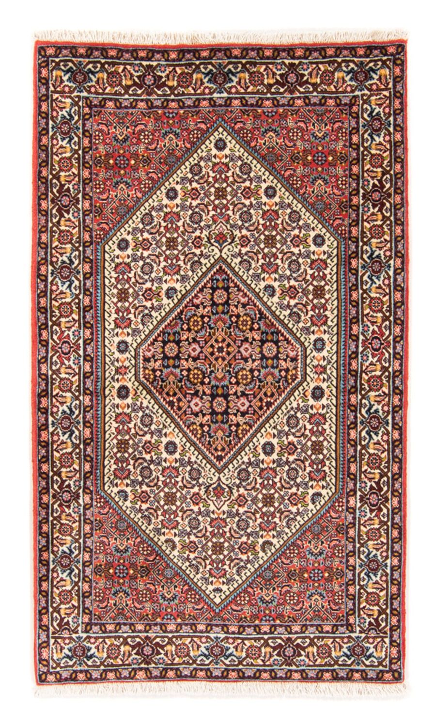 Persisk tæppe - Bijar - Royal - 150 x 87 cm - rød