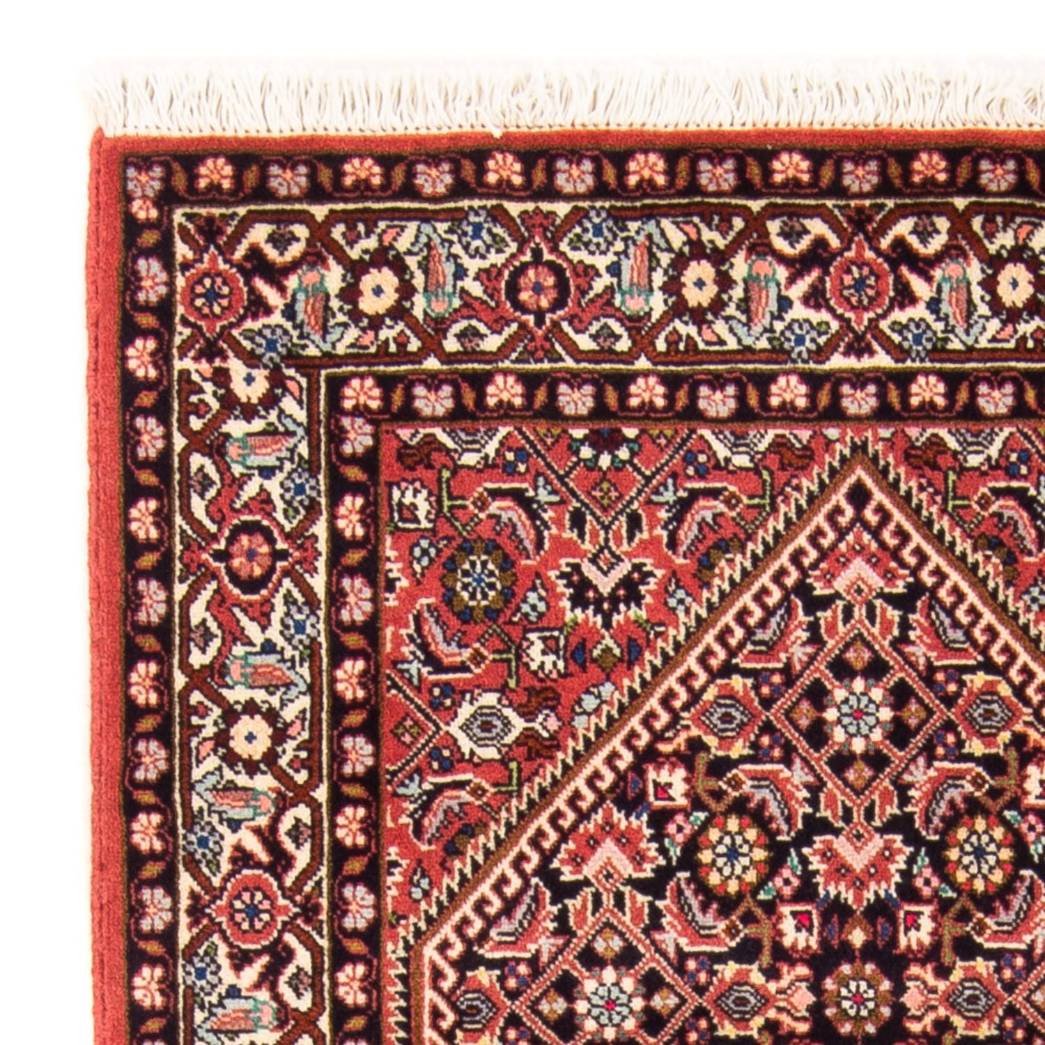 Persisk tæppe - Bijar - Royal - 144 x 84 cm - rød