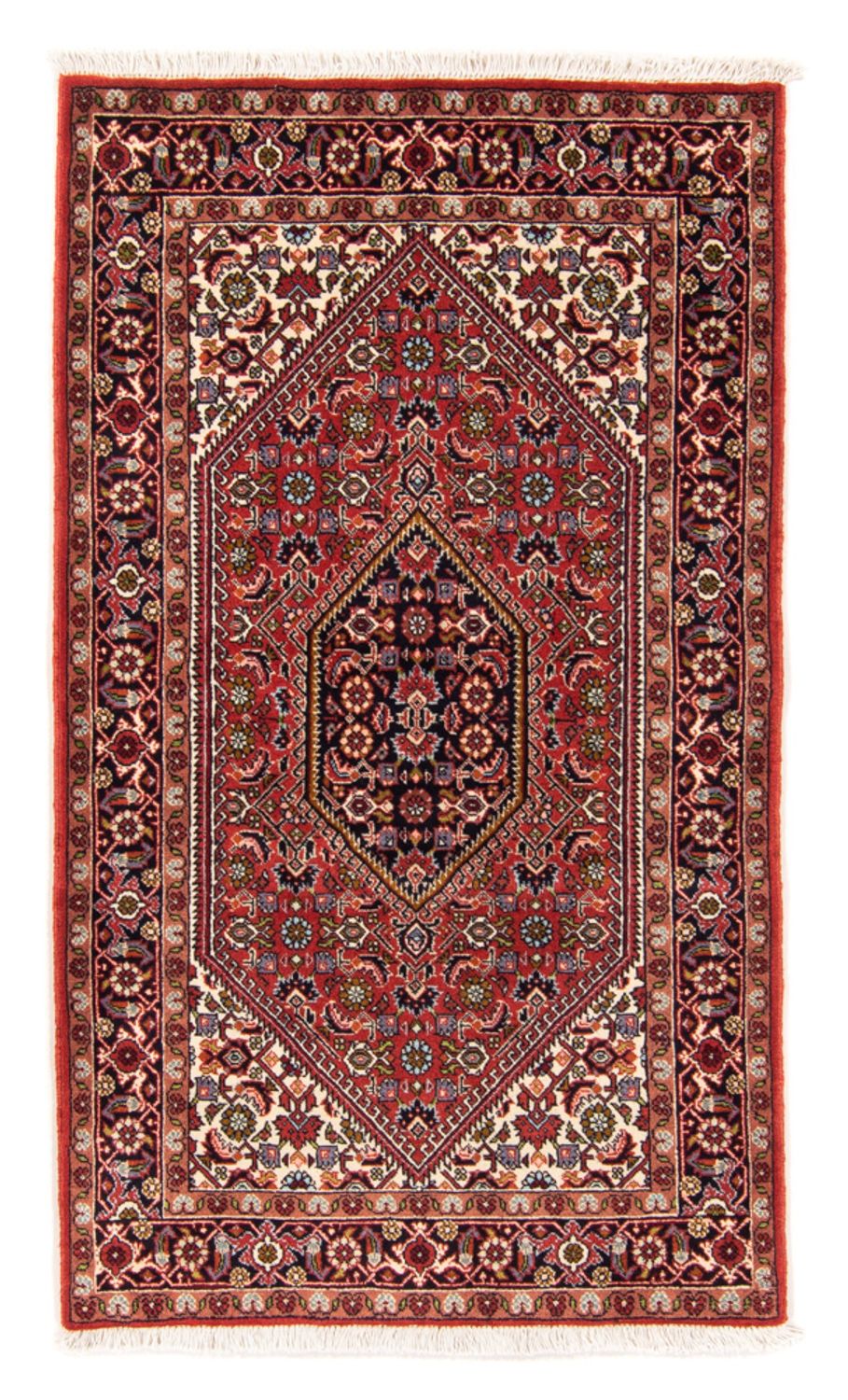 Persisk tæppe - Bijar - Royal - 147 x 86 cm - rød