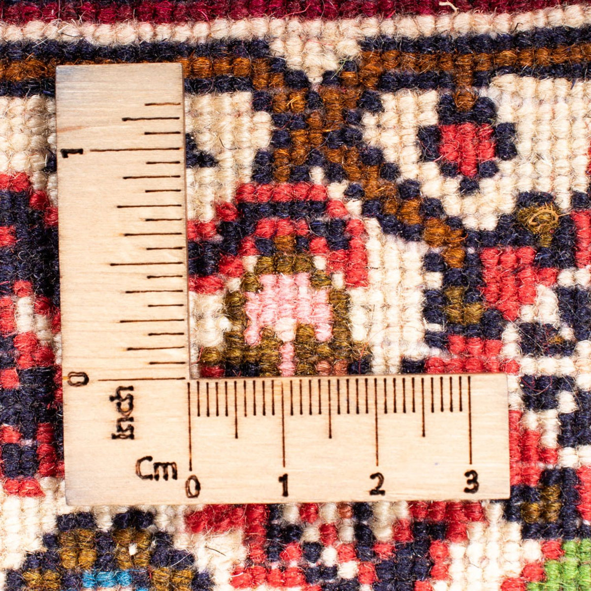 Persisk tæppe - Bijar - Royal - 146 x 86 cm - rød