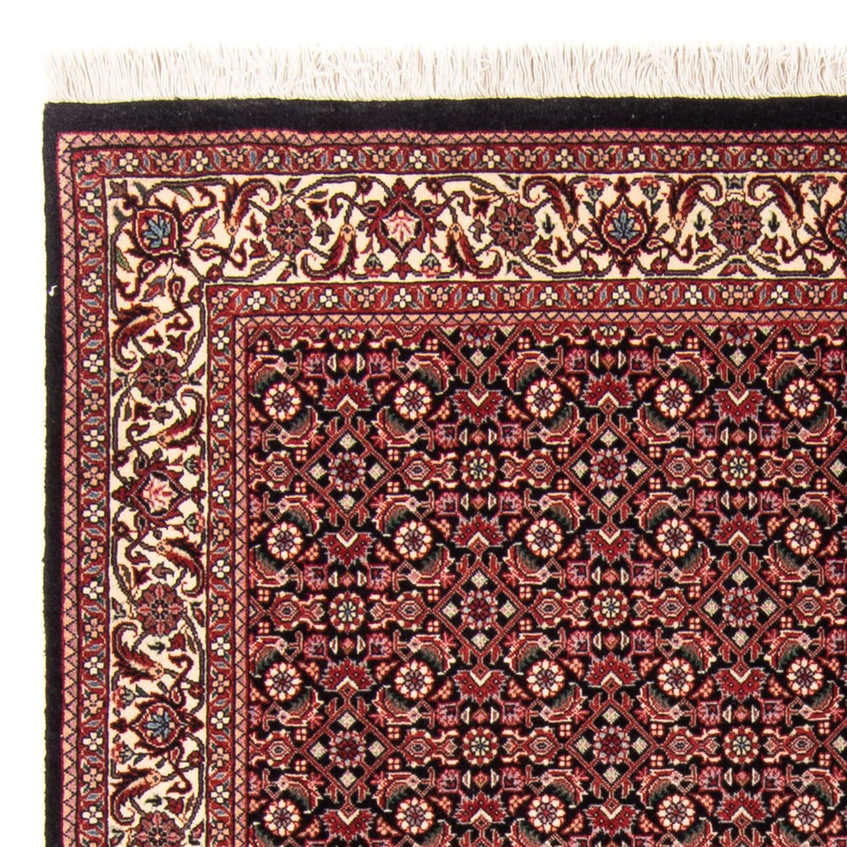 Persisk tæppe - Bijar - Royal - 163 x 111 cm - mørkeblå