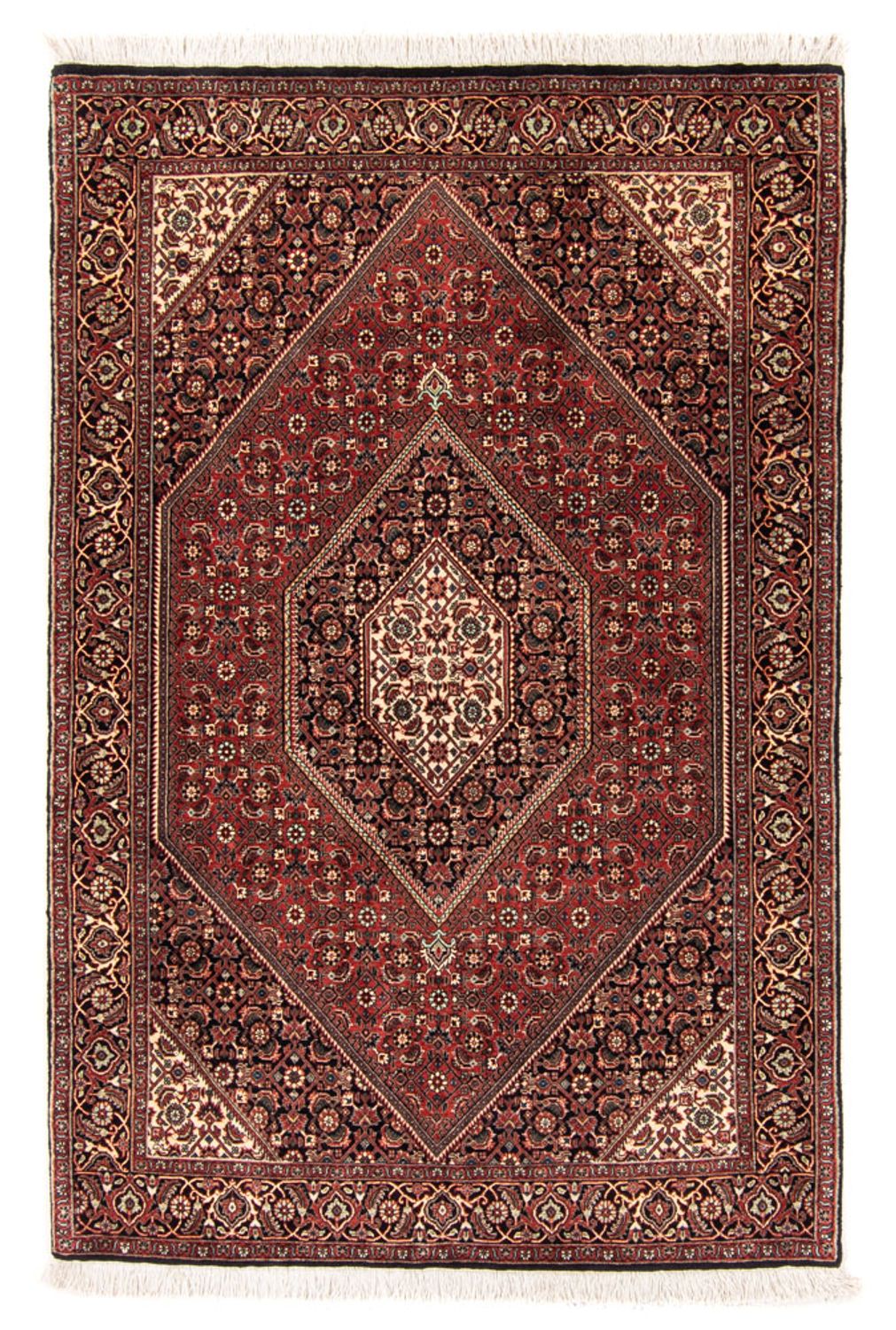Persisk tæppe - Bijar - Royal - 181 x 112 cm - rød
