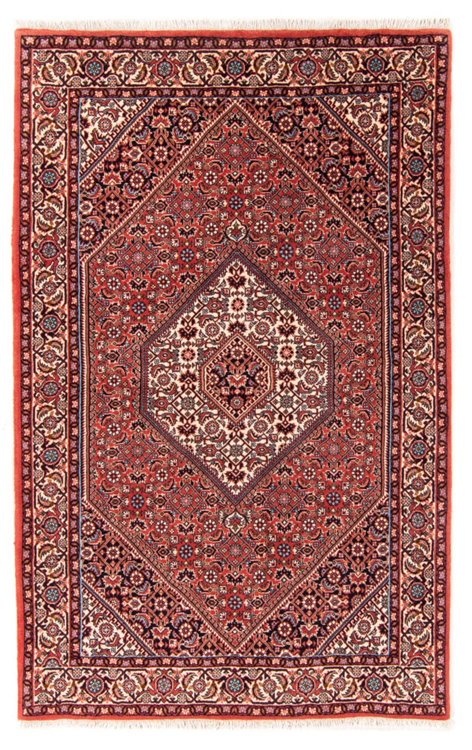 Persisk tæppe - Bijar - Royal - 181 x 112 cm - rød