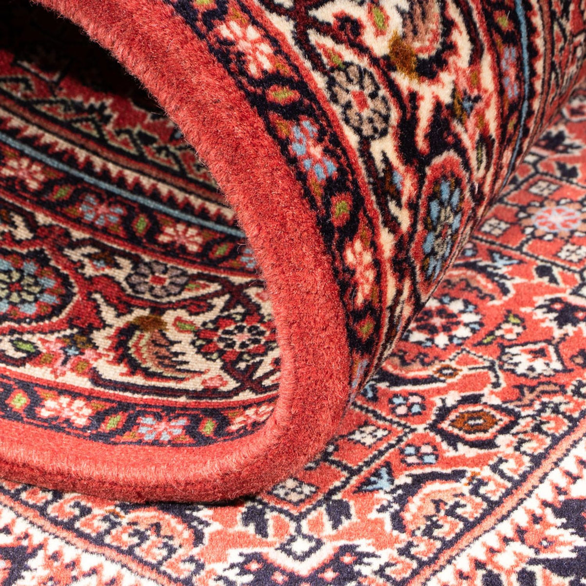 Persisk tæppe - Bijar - Royal - 181 x 112 cm - rød